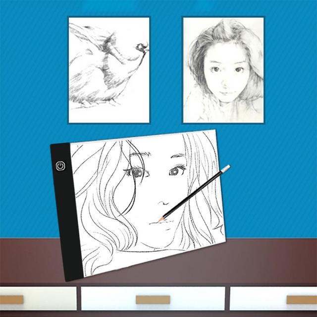 A4 LED Light Pad with 3 Brightness Adjustable Ultra-Thin Tracing